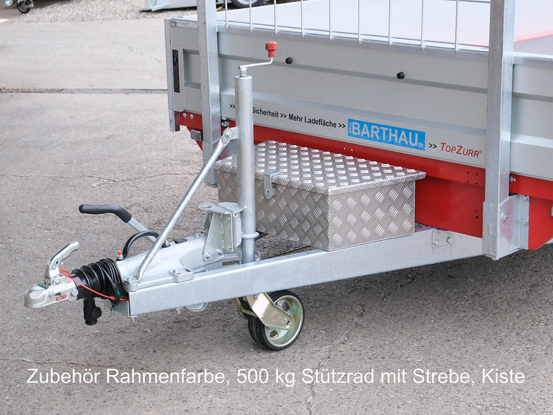 Barthau Anhänger Typ SP, 3500 kg, Verstärkt, mit Galerie für Gerüsttransport - Meier Anhänger AG