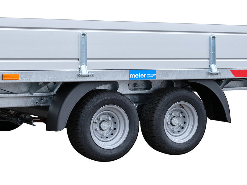 Temared Fahrzeugtransportanhänger Typ CARKEEPER NEW, ankippbar mit Auffahrrampen und Bordwänden