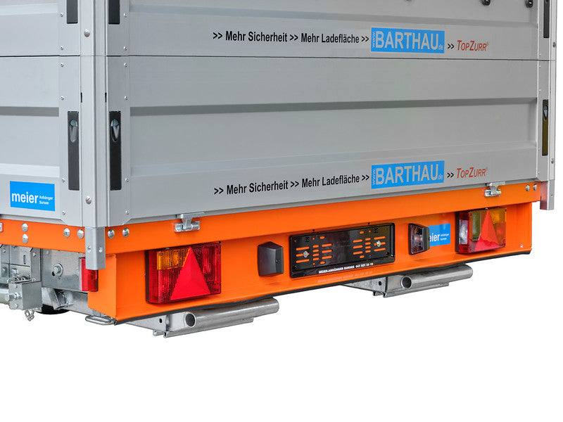 Barthau Anhänger Typ SP, 2700 bis 3500 kg, Verstärkt, mit Bordwandaufsatz und Zubehör - Meier Anhänger AG