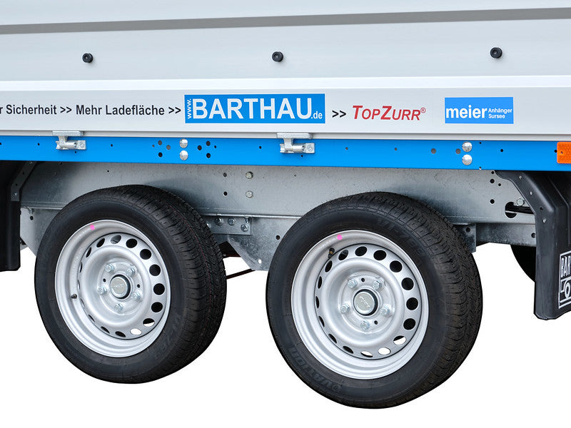 Barthau Anhänger Typ SP, 2700 bis 3500 kg, Verstärkt, mit Rampen und Zubehör