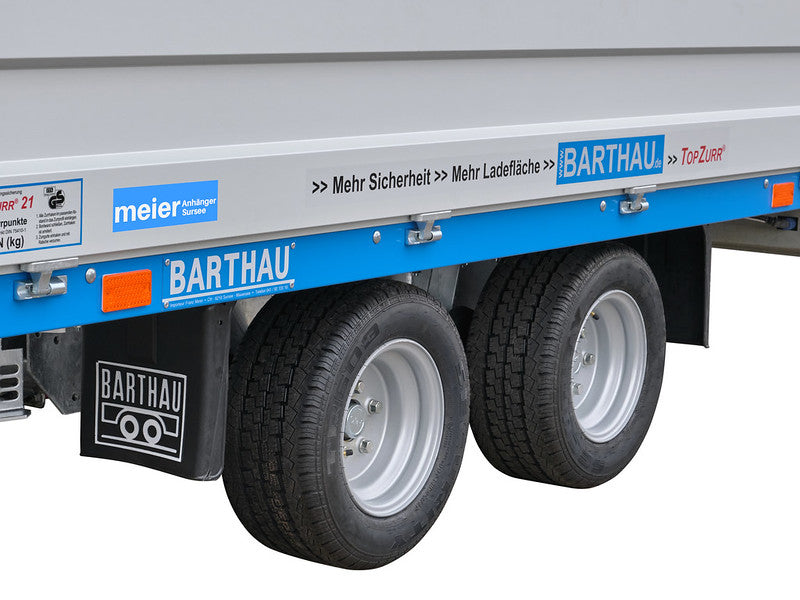 Barthau Anhänger Typ ET, 2000 bis 2700 kg, Tiefe Ladehöhe, Standard