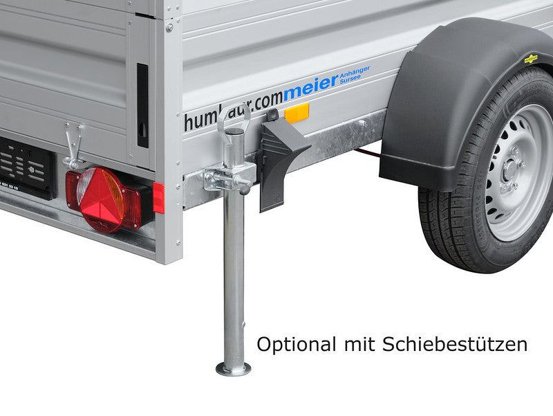 Angebot - Humbaur PKW-Anhänger Typ HA, Einachs Tieflader, mit Planengestell montiert - Meier Anhänger AG